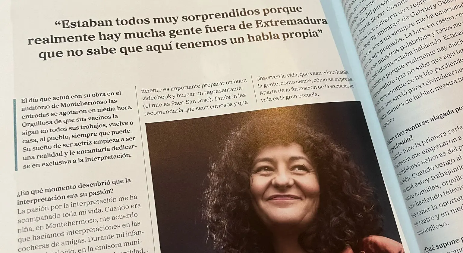 Begoña Miranda: El arte de reivindicar Extremadura a través de la interpretación