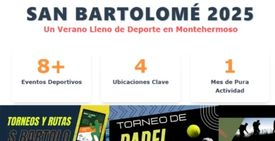 Montehermoso se vuelca con el deporte en las Fiestas de San Bartolomé 2025